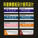 科室牌综合管理部门重点设计