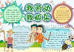 清新劳动节手抄报Word模板