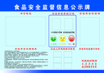 食品安全  监督公示牌 嘉峪关