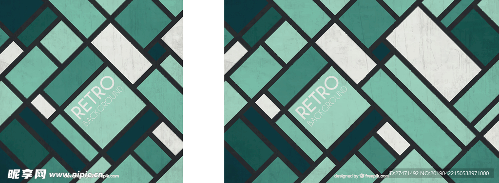 绿松石复古的背景