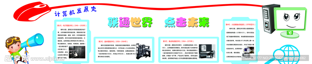 计算机室文化墙