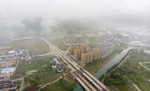 航拍都市风光