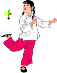 踢毽子