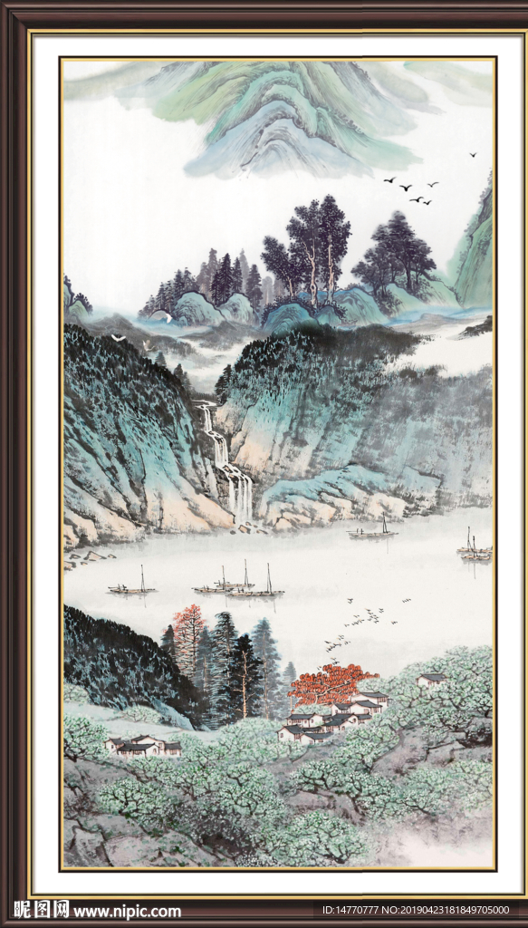 巨幅山水画
