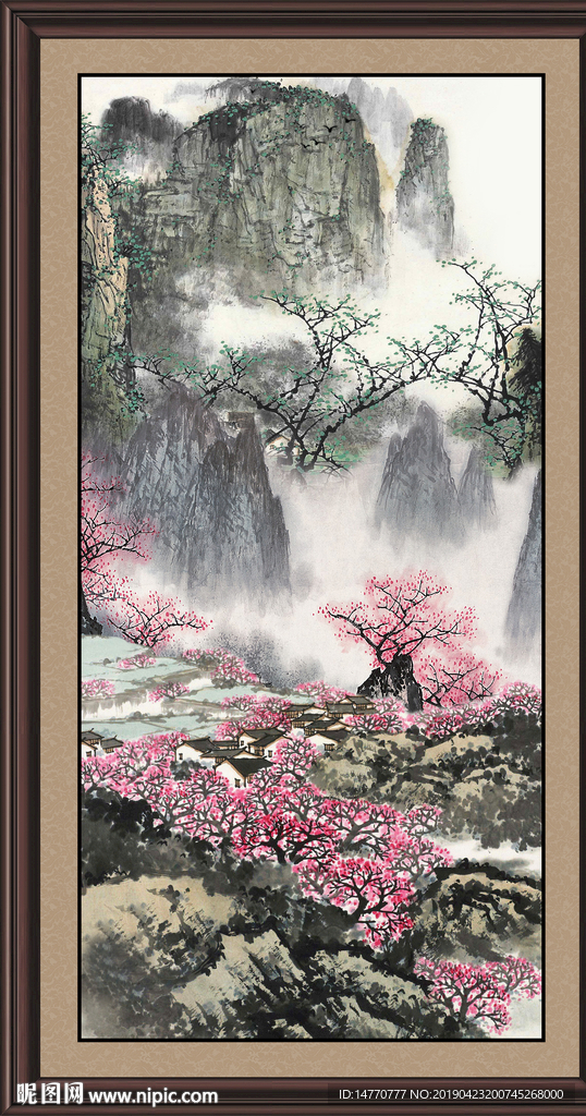 巨幅山水画