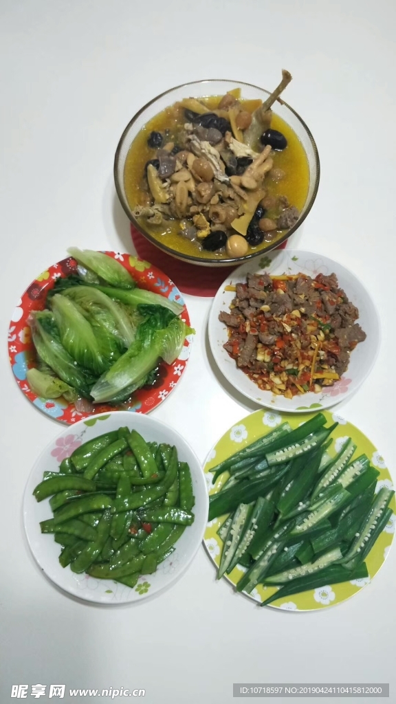 五个农家菜