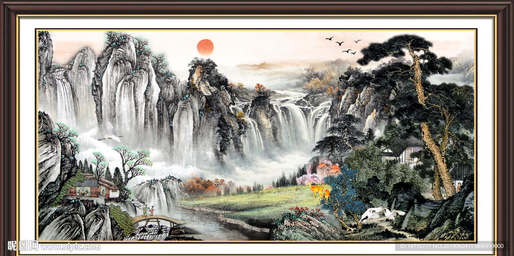 国画山水
