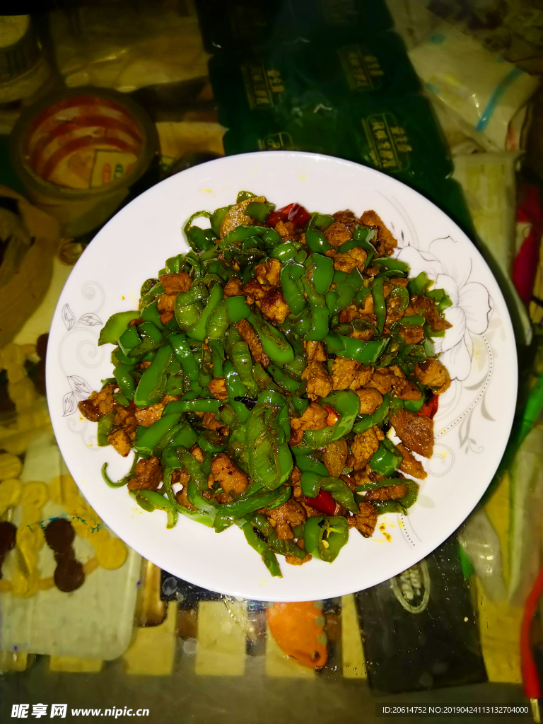 青椒炒肉
