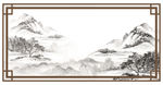 中国风展板