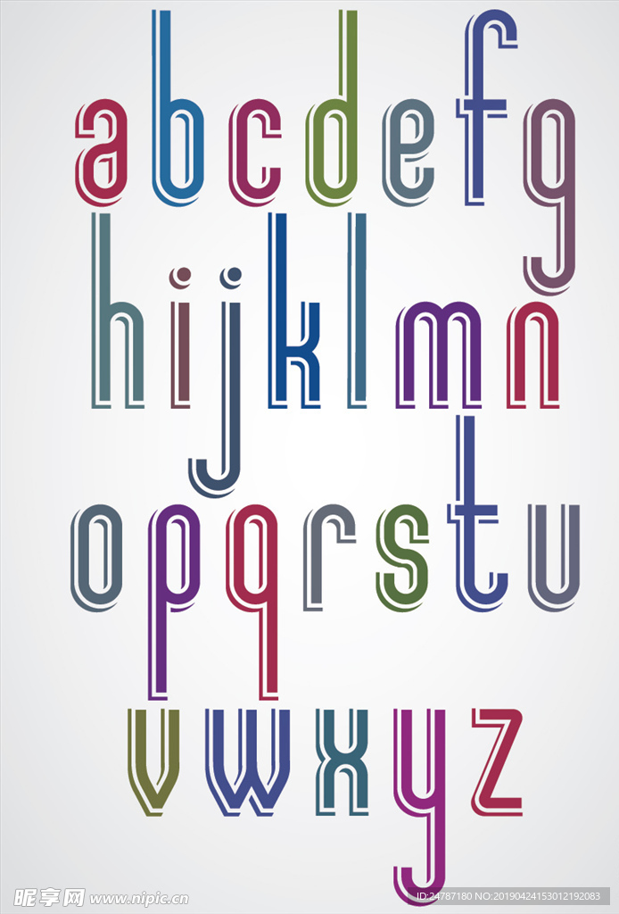 立体字母