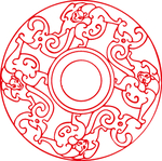 古典剪纸花纹