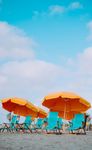 夏季 海滩 凉爽 背景