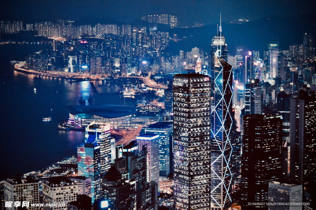 城市唯美夜景高清图片