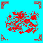 龙剪纸