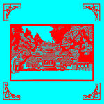 青城山剪纸
