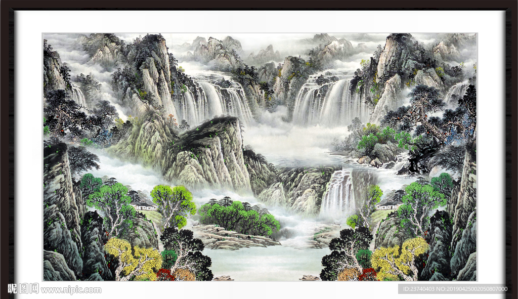 巨幅山水画