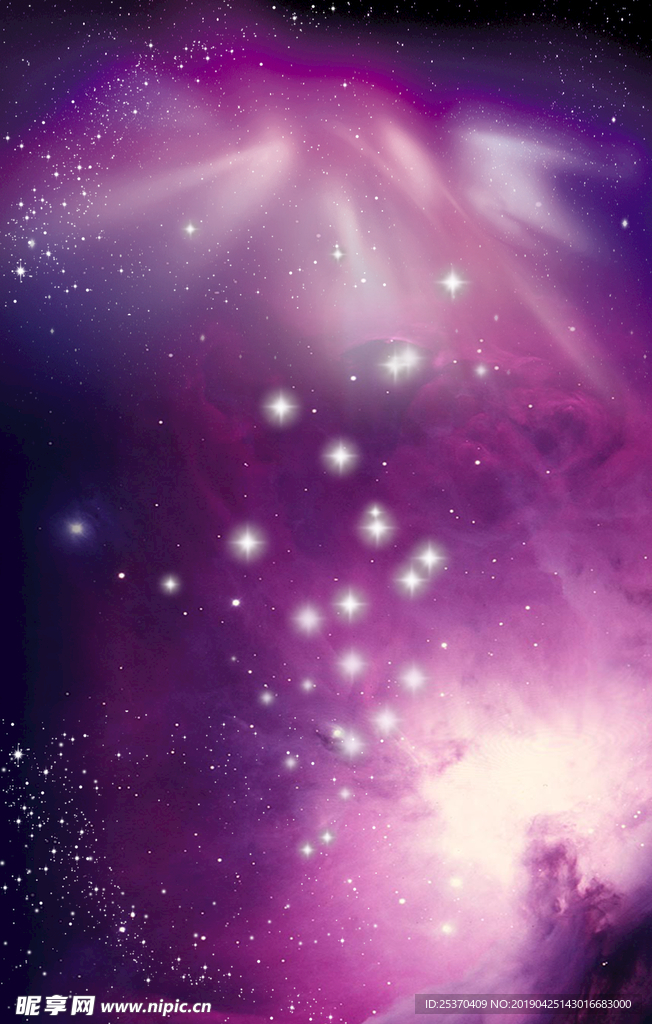 星河 星空 太空 炫彩 背景图