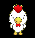 卡通小鸡图案