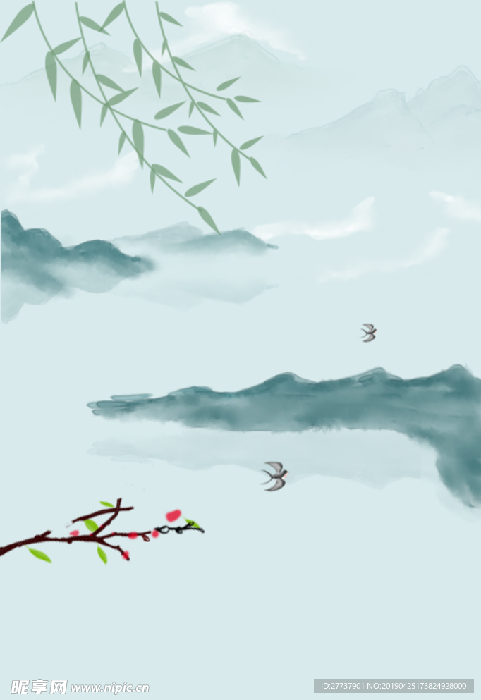 中式背景