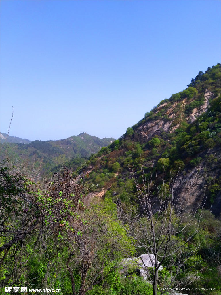 壮丽的高山风景