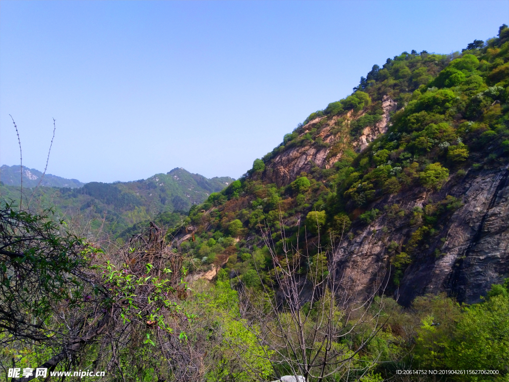 壮丽的高山风景