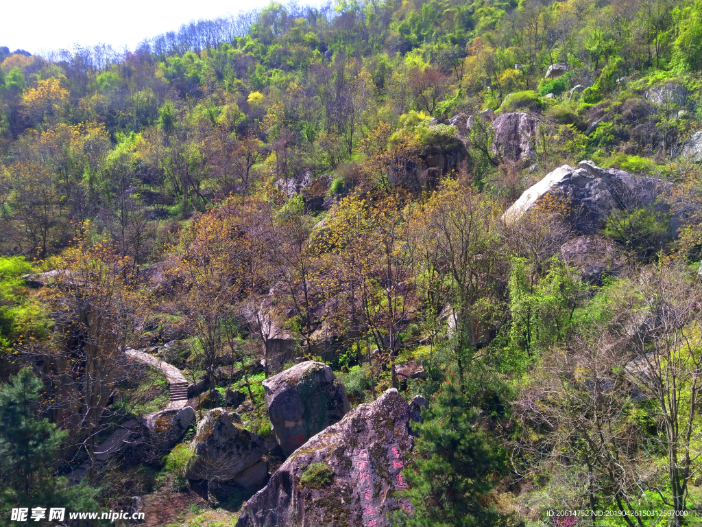 壮丽的高山风景