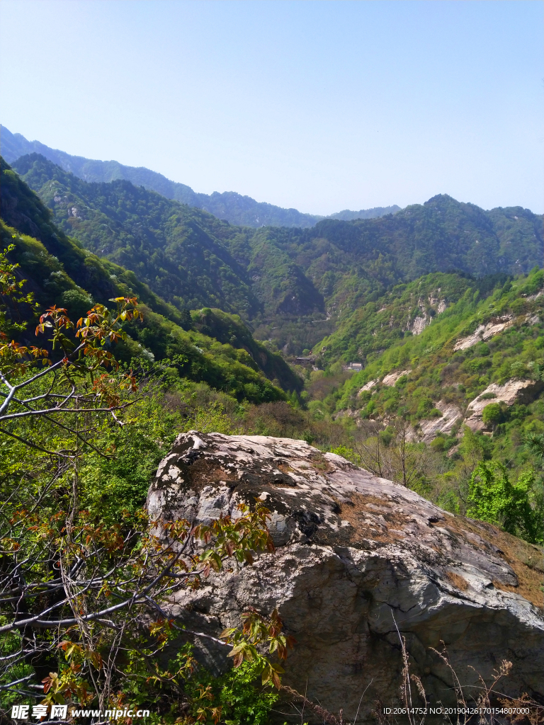 壮丽的高山风景