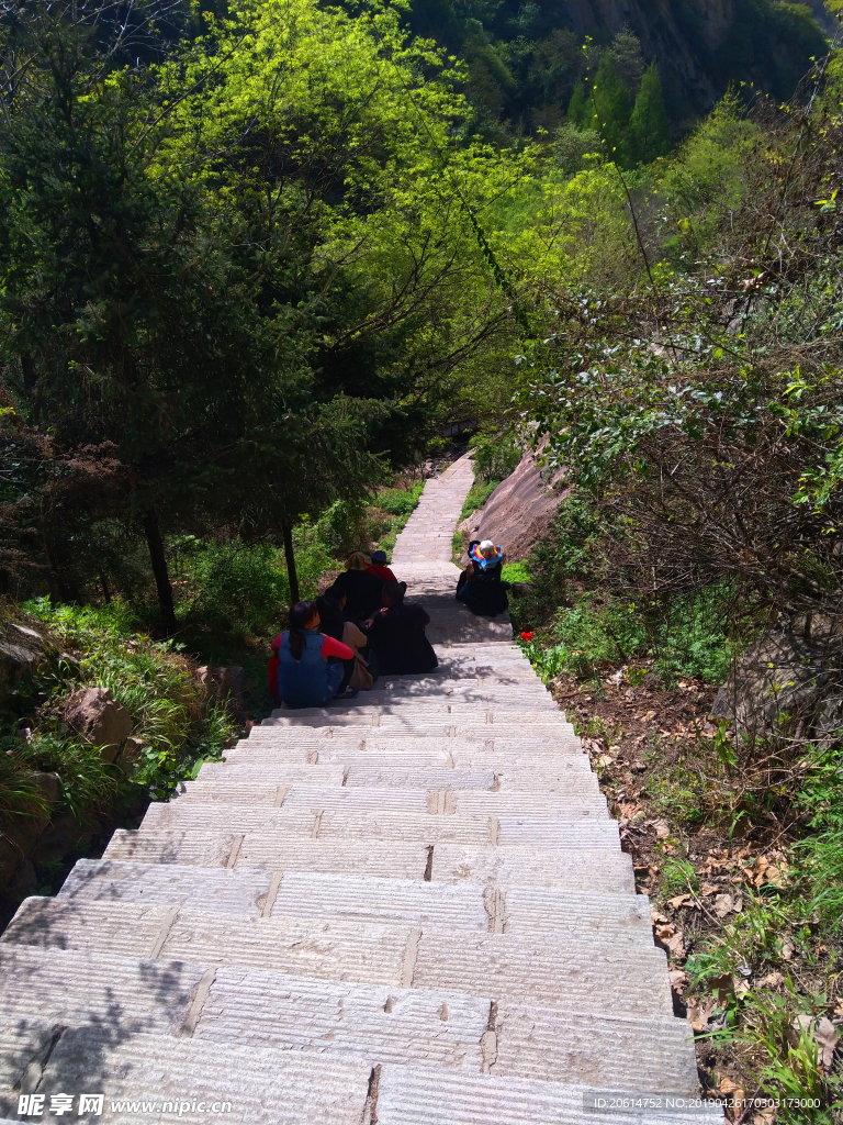 美丽的山路风景