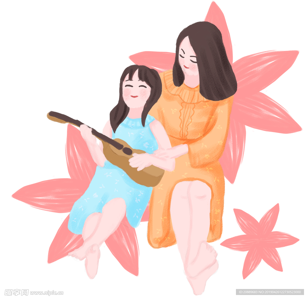 亲子 母女 母子 亲情 母亲节