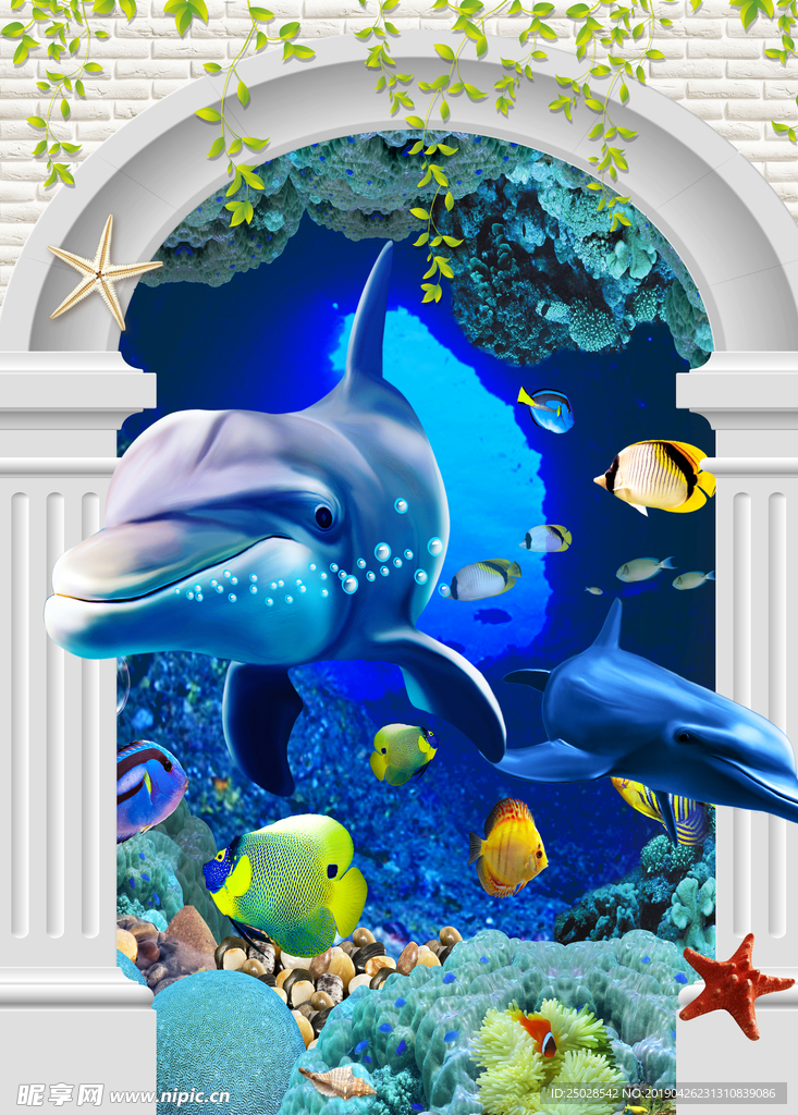 海豚海底世界