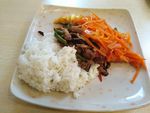 快餐 午饭 美食 蔬菜