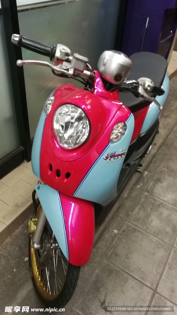 彩色摩托车