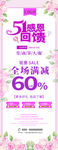 五一感恩回馈劳动节展架