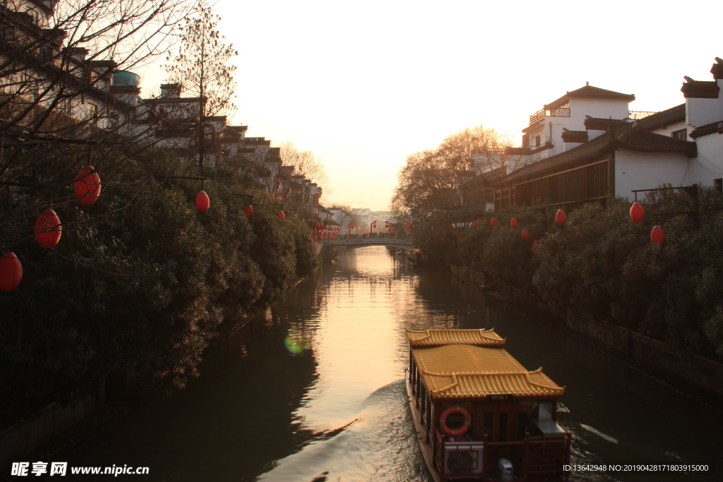 秦淮河  夫子庙  南京  夜