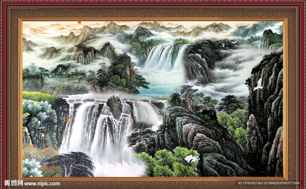 山水风景画