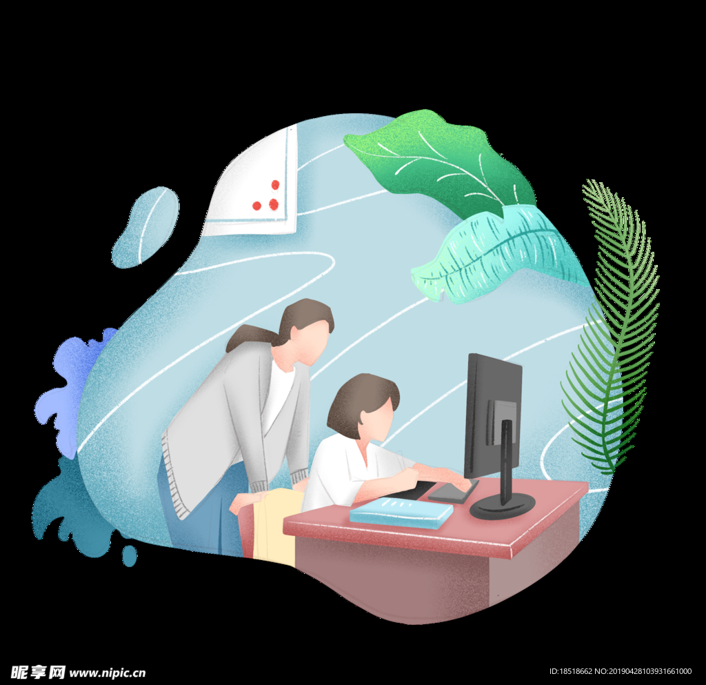 扁平化工作图