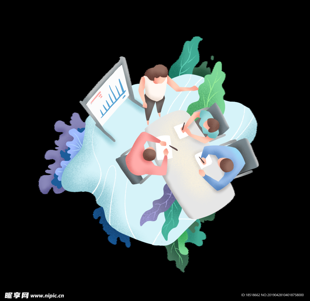 扁平化工作图