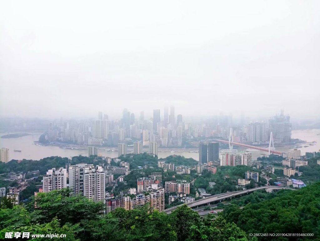 重庆 嘉陵江 城市 风景 建筑
