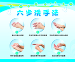 六步洗手法