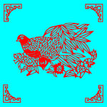 花鸟剪纸