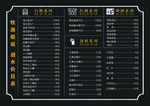 高档菜单 时尚菜单 菜单 披萨
