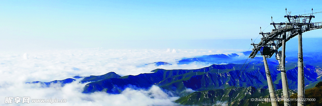 青龙峡缆车美景