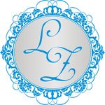 蓝色皇冠边框圆形logo