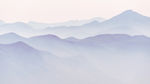 迷雾重峦叠嶂山