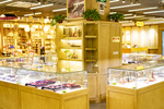 原木手工产品展示柜