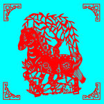 马剪纸