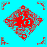 莲年有余剪纸