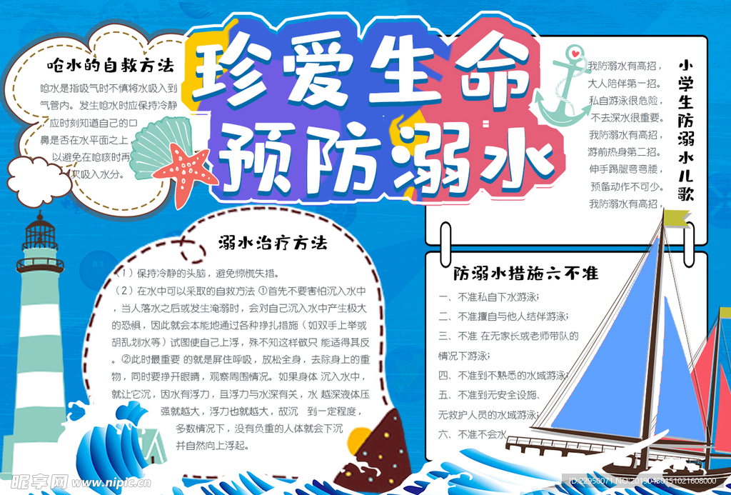 游泳安全小报