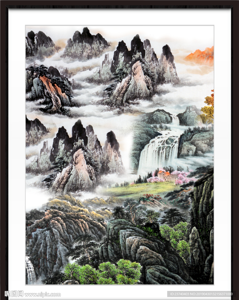 山水国画