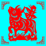 牛剪纸